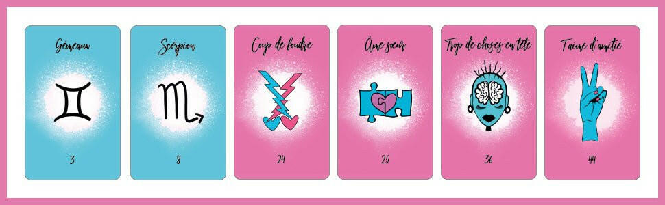 Astro Crush - 50 cartes divinatoires pour ton coeur - Cartes divinatoires - Chamanisme & Traditions