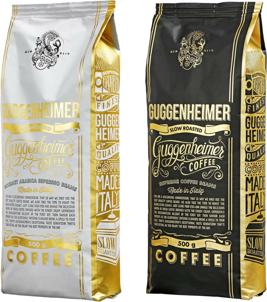 Guggenheimer Café en Grain 1 kg (2 sachets de 500 g) - Café - Chamanisme & Traditions