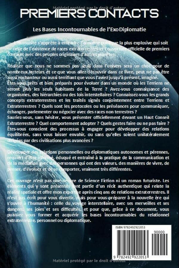 PREMIERS CONTACTS : Les Bases Incontournables de la Communication Extraterrestre et de l'Exodiplomatie - Paranormal et parapsychologie - Chamanisme & Traditions